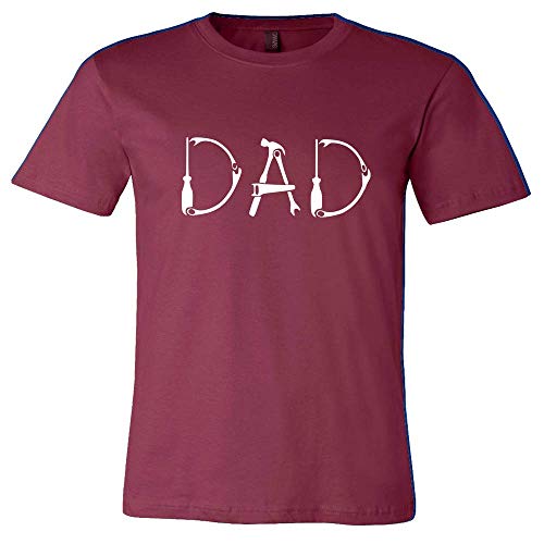 Dad Tool Shirt Father's Day Shirt Men's Short Sleeve Letter Print Funny Casual Tops