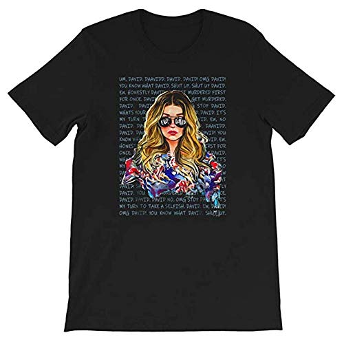 Ew David Alexis t-Shirt Alexis Rose T-Shirt Schitt's Creek Johnny Rose Novelty Short Sleeve Print Casual Top