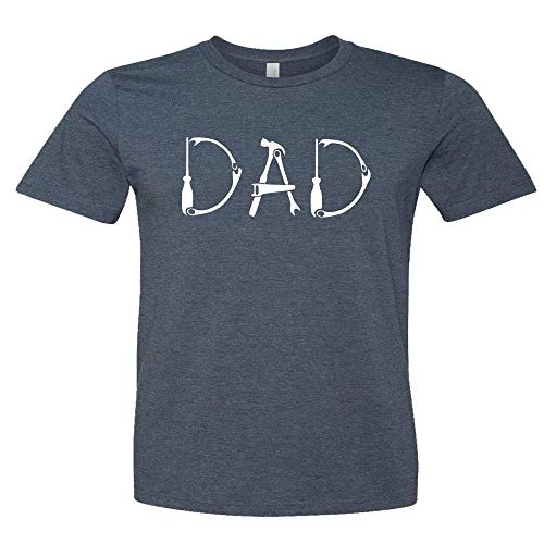 Dad Tool Shirt Father's Day Shirt Men's Short Sleeve Letter Print Funny Casual Tops