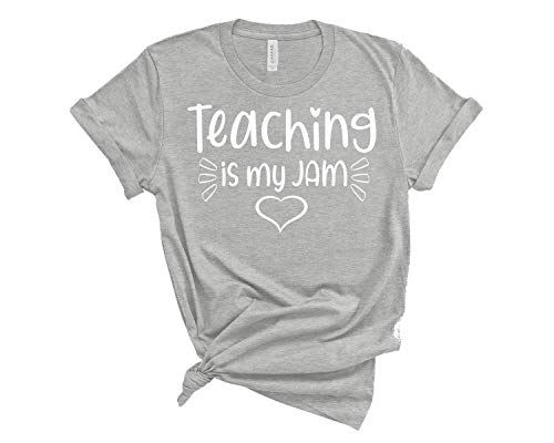 Teaching is My Jam Shirt, Teacher Shirt, Kindergarten Teacher Gift, Elementary School Teacher Shirt