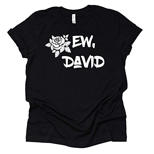 Ew David T Shirt Ew David Rose Shirt Moira Alexis Rose Schitt's Creek Sitcom Novelty t-Shirt Short Sleeve Print Casual Top