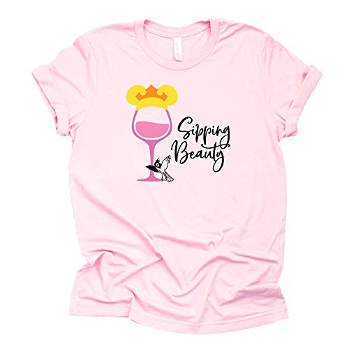 Sipping Beauty Shirt, Sleeping Beauty Shirt, Theme Park Shirt Unisex Short Sleeve