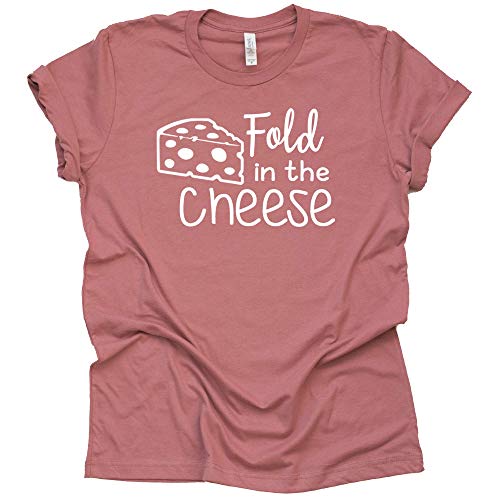 Fold in The Cheese Shirt, Ew David Schitt's Creek Sitcom Novelty T-Shirt Short Sleeve Print Casual Top