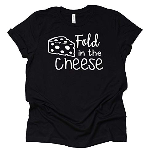 Fold in The Cheese Shirt, Ew David Schitt's Creek Sitcom Novelty T-Shirt Short Sleeve Print Casual Top