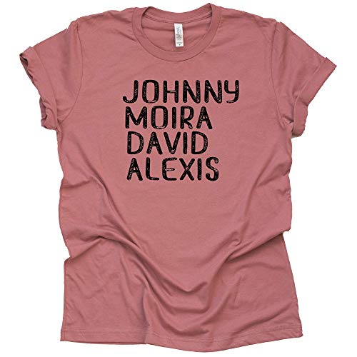 Johnny Moire David Alexis Shirt Schitt's Creek Novelty T-Shirt Short Sleeve Print Casual Top