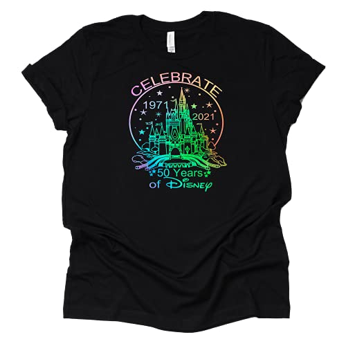 Magic Kingdom Disney 50th Anniversary T-Shirt Most Magical Celebration Preserving The Magic Adult