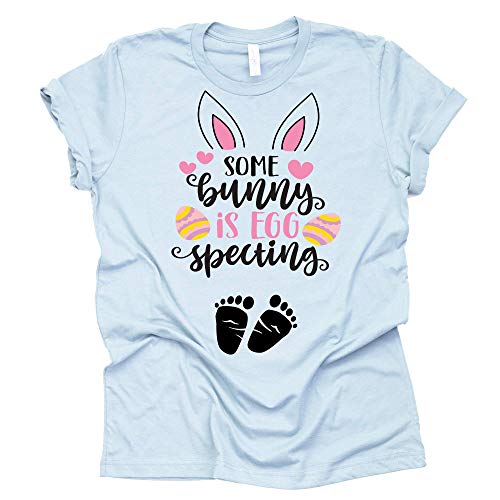 Somebunny is Egg Specting, Easter Pregnancy Shirt, Pregnancy Announcement Shirt, Unisex Short Sleeve