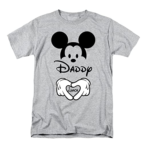 Disney Couple Shirts Dad Mom Couple Matching Pregnancy Announcement T-Shirt-(Sold Separately)