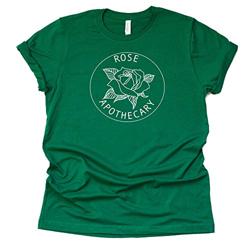 Rose Apothecary Shirt David Rose T-Shirt Schitt's Novelty Shirt Short Sleeve Print Casual Top