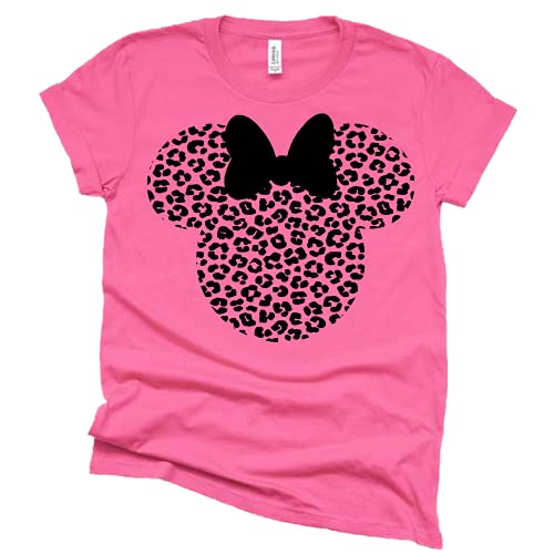 Leopard Minnie Shirt, Cheetah Minnie Shirt, Animal Kingdom Shirt, Safari Shirt Casual Short Sleeve Shirt