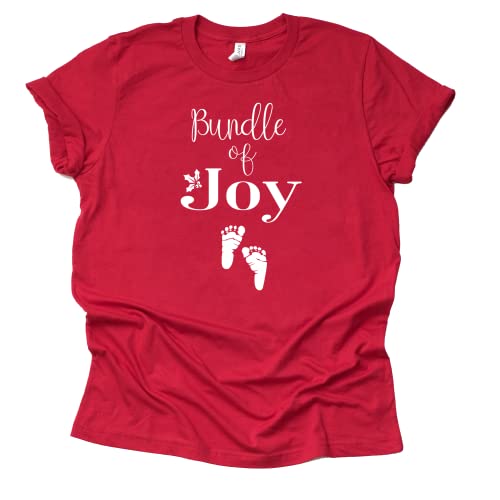 Bundle of Joy Shirt, Christmas Maternity Shirt, Christmas Pregnancy Announcement Shirt