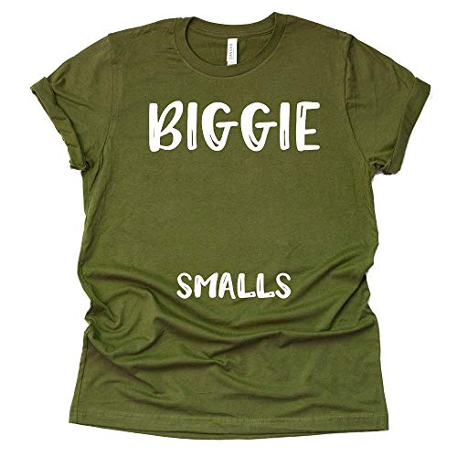 Biggie Smalls Shirt Pregnancy Announcement T-Shirt Short Sleeve Tops Tee-6 Colors