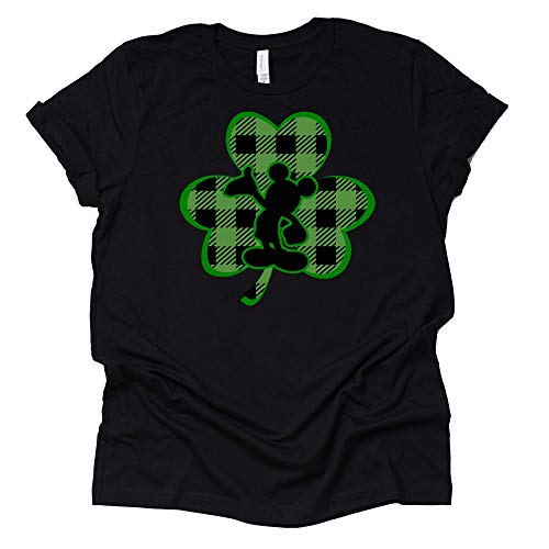 Unisex Mickey Mouse Shamrock Shirt ST. Patrick's Day Character T-Shirt