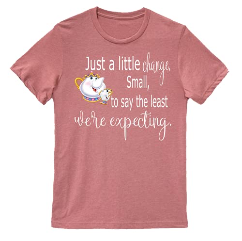 There May be Something There, That wasn't there before shirt, Beauty and The Beast Chip Miss Pot T Shirt Disney Pregnancy Announcement Tee Shirt Sold Individually