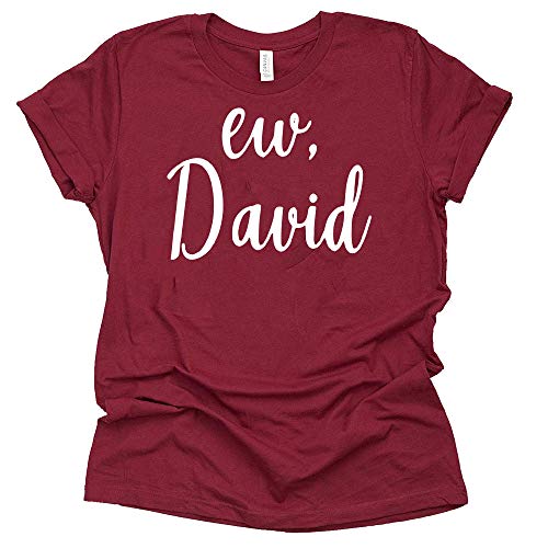 Ew David t-Shirt Moira Alexis Rose t-Shirt Schitt's Creek TV Sitcom Novelty Short Sleeve Print Casual Top