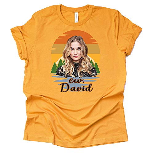 Ew David Alexis t-Shirt Alexis Rose t-Shirt Schitt's Creek Sitcom Novelty T-Shirt Short Sleeve Casual Top