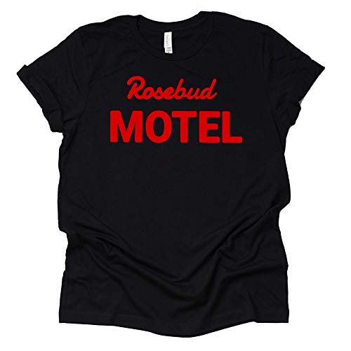 Rosebud Hotel T-Shirt Johnny Moira Rose T-Shirt Schitt's Creek Novelty Shirt Short Sleeve Print Casual Top