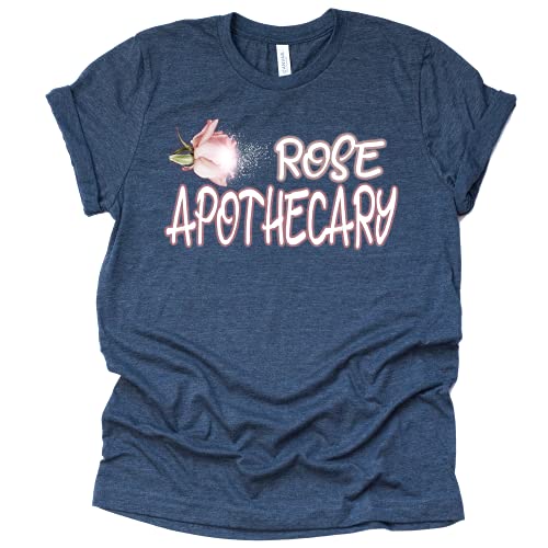 Rose Apothecary Shirt David Rose T-Shirt Schitt's Creek Novelty Shirt Short Sleeve Print Casual Top