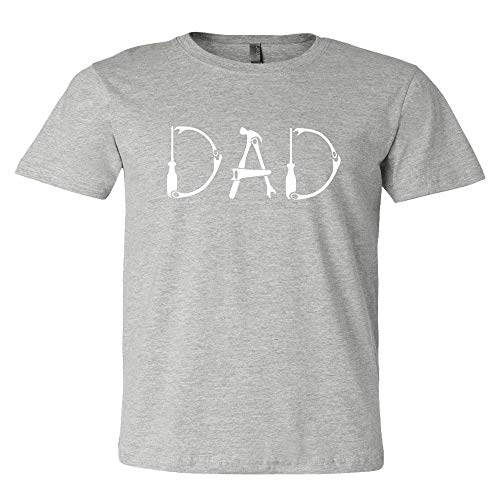 Dad Tool Shirt Father's Day Shirt Men's Short Sleeve Letter Print Funny Casual Tops