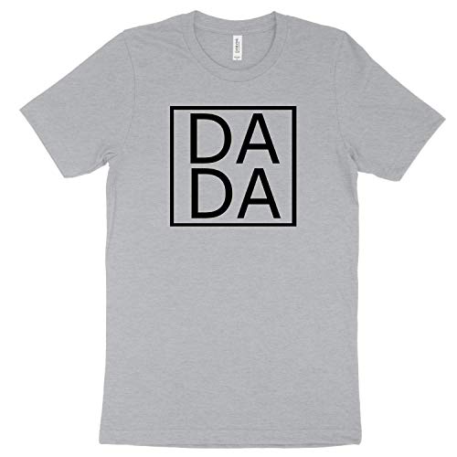 DADA T-Shirt - First Time Father's Day Present T-Shirt Novelty Shirt Short Sleeve Print Casual Top