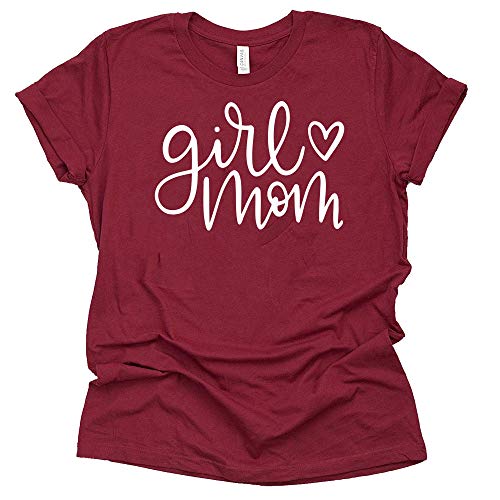 Girl Mom T Shirt Women's Casual Letter Print Short Sleeve T-Shirt Tops Tee