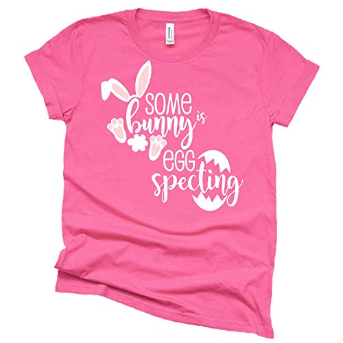 Somebunny is Egg Specting, Easter Pregnancy Shirt, Pregnancy Announcement Shirt, Unisex Short Sleeve