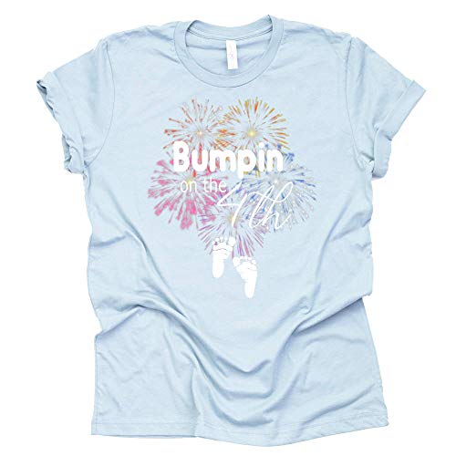 Bumpin on The 4th Shirt, July 4th Baby Announcement Shirt, Pregnancy Announcement Shirt