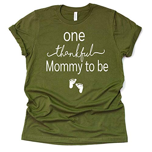 One Thankful Mommy Daddy to be Shirt, Extra Thankful This Year Shirt, Thanksgiving Pregnancy Announcement Shirt