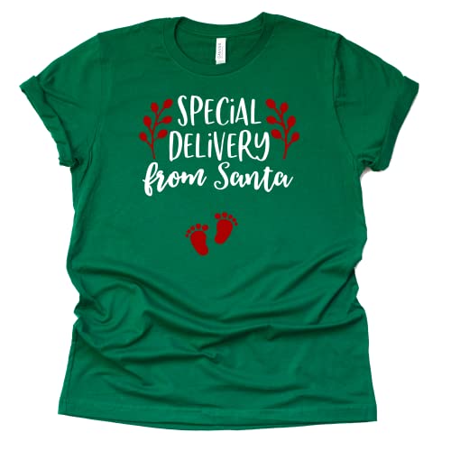 Just Call me Santa and Special Delivery from Santa Shirt, Couple Shirt, Matching Couple Pregnancy Announcement Shirts Unisex Short Sleeve