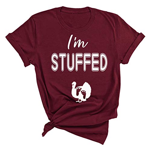 I'm Stuffed, Extra Shirt, Pregnancy Announcement Shirt Unisex Short Sleeve