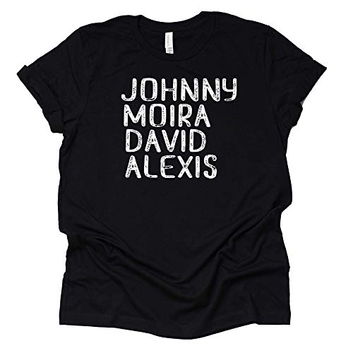 Johnny Moire David Alexis Shirt Schitt's Creek Novelty T-Shirt Short Sleeve Print Casual Top