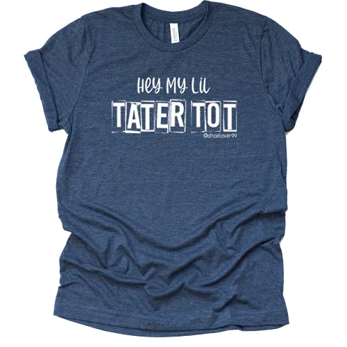 Hey My Lil Tater Tot T Shirt Shoelover99 Merch Ophelia Unisex Funny Tees Casual Short Sleeve