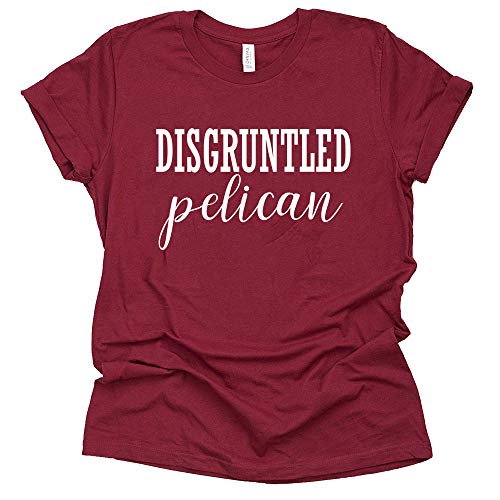 Disgruntled Pelican Shirt Moira Alexis Rose T-Shirt Novelty Shirt Short Sleeve Print Casual Top