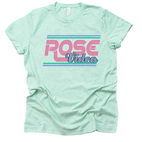 Rose Video Shirt T-Shirt Novelty Shirt Short Sleeve Print Casual Top