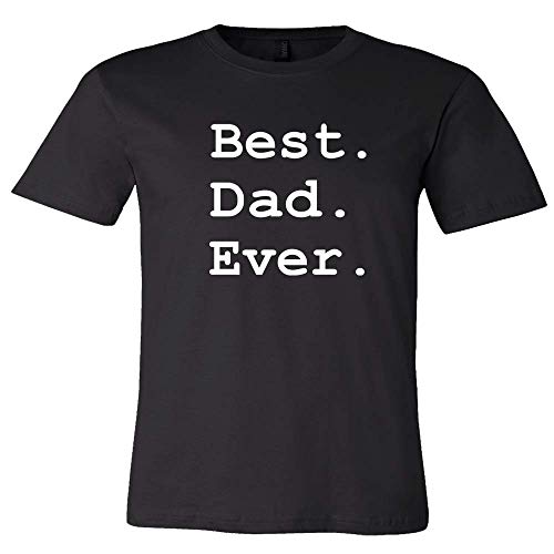 Best Dad Ever Shirt Father's Day Shirt Men's Short Sleeve Letter Print Funny Casual T-shirt