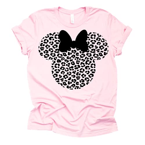 Leopard Minnie Shirt, Cheetah Minnie Shirt, Animal Kingdom Shirt, Safari Shirt Casual Short Sleeve Shirt