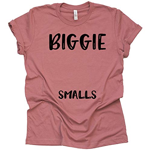 Biggie Smalls Shirt Pregnancy Announcement T-Shirt Short Sleeve Tops Tee-6 Colors