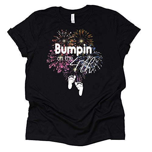 Bumpin on The 4th Shirt, July 4th Baby Announcement Shirt, Pregnancy Announcement Shirt