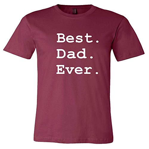 Best Dad Ever Shirt Father's Day Shirt Men's Short Sleeve Letter Print Funny Casual T-shirt