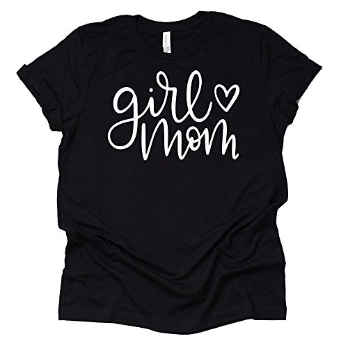 Girl Mom T Shirt Women's Casual Letter Print Short Sleeve T-Shirt Tops Tee