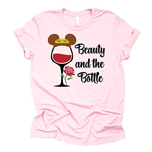 Beauty and The Bottle Shirt, Beauty shirt, Disney Theme Park Shirt Unisex Short Sleeve