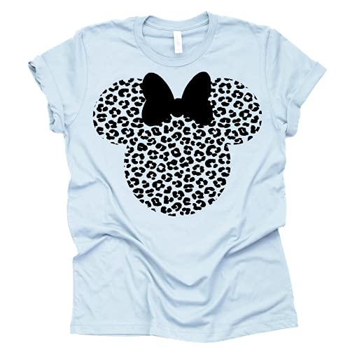 Leopard Minnie Shirt, Cheetah Minnie Shirt, Animal Kingdom Shirt, Safari Shirt Casual Short Sleeve Shirt