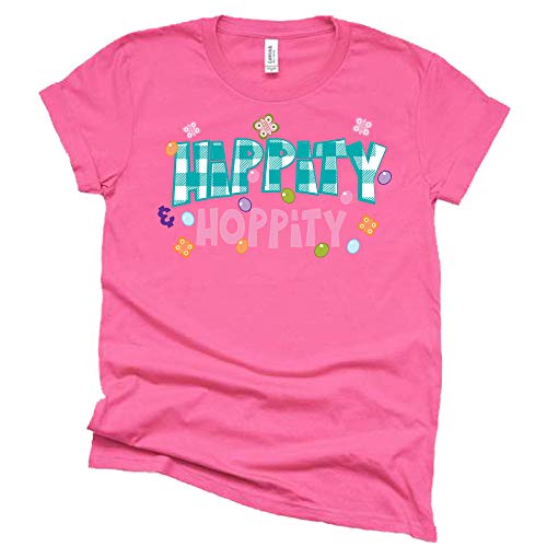 Hippity Hoppity Shirt, Easter Shirt for Women Tee T-Shirt Unisex Short Sleeve