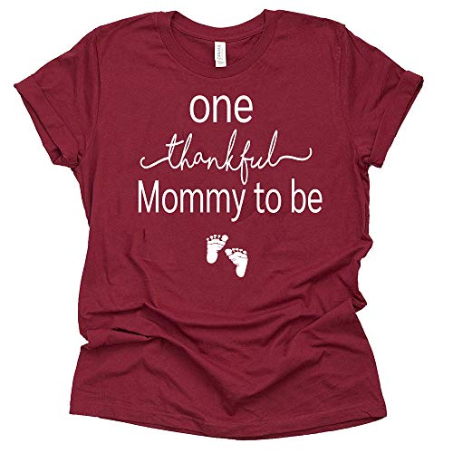 One Thankful Mommy Daddy to be Shirt, Extra Thankful This Year Shirt, Thanksgiving Pregnancy Announcement Shirt