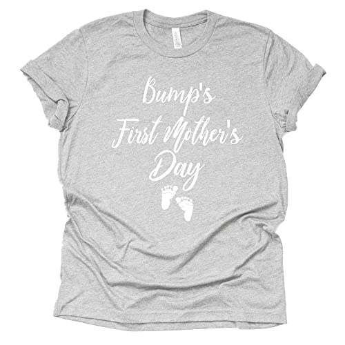 Bump's First Mother's Day Shirt, Pregnancy Announcement Shirt, Pregnancy Gift, Baby Reveal, New Mom Shirt