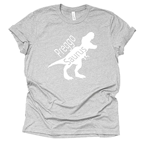 Preggosaurus Shirt, Pregnancy Announcement Shirt, Unisex Short Sleeve