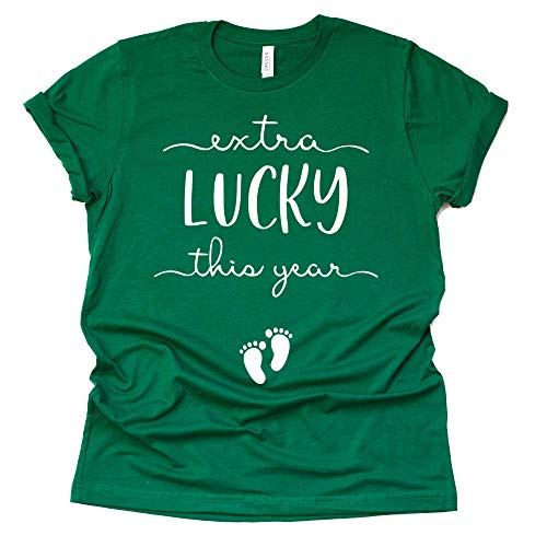 Extra Lucky This Year Shirt, St Patrick Shirt, Pregnancy Announcement Shirt, Surprise Pregnancy Announcement