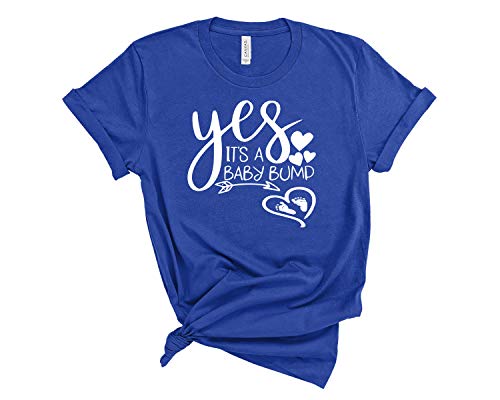 Yes It's a Baby Bump Shirt, Pregnancy Announcement Shirt, Baby Reveal Shirt