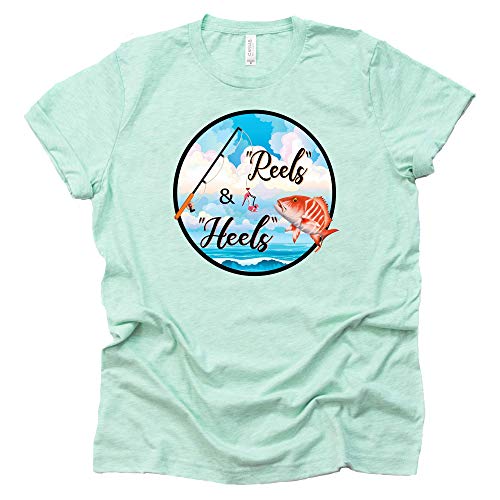 Reels and Heels T-Shirt Tater Tot Shoelover99 Merch Ophelia Nichols Unisex Letter Tees Casual Short Sleeve