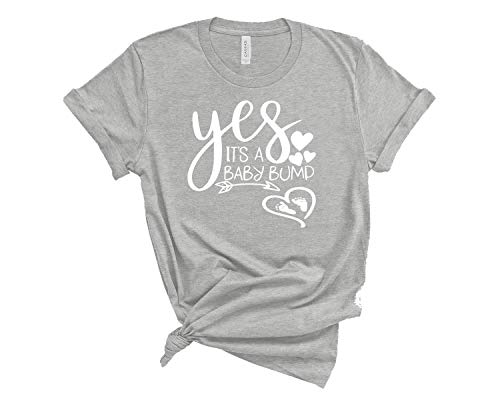 Yes It's a Baby Bump Shirt, Pregnancy Announcement Shirt, Baby Reveal Shirt